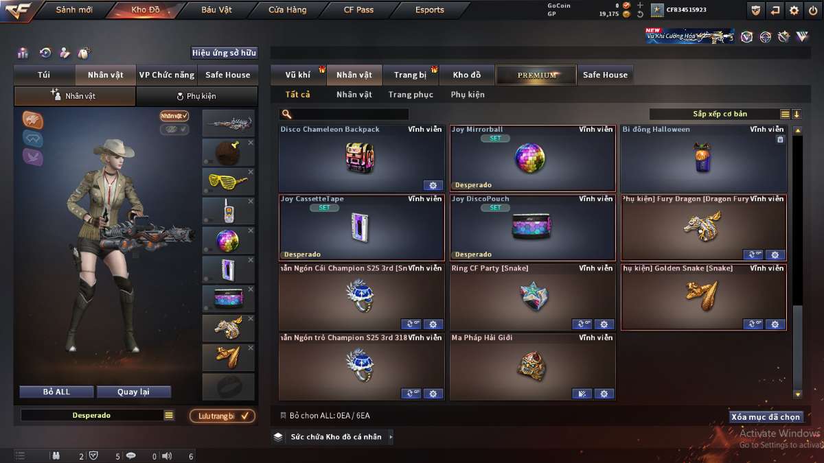 shop acc cf uy tin gia re